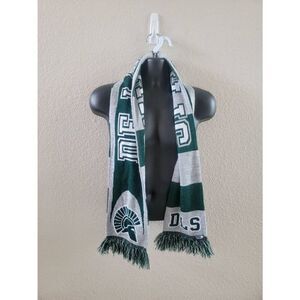 Ruffneck Scarves Men's Green And Gray De La Salle Spartans Scarf One Size